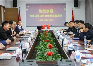 青海省公安廳治安總隊、保安協(xié)會(huì )一行到公司走訪(fǎng)調研