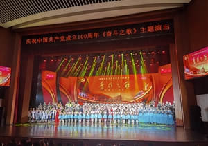 宗保公司組織員工觀(guān)看《奮斗之歌》主題文藝演出