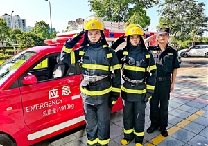 高東鎮社區微型消防站撲滅一起火災